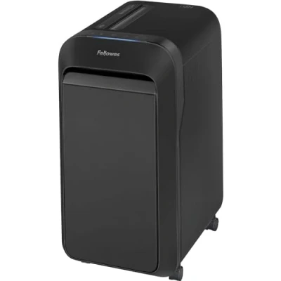 Immagine di Fellowes distruggi documenti a microframmento LX221, 20 fogli, per piccolo ufficio, da 3 5 utenti, distruggidocumenti con tecnologia Intellibar, 100% anti inceppamento e Safesense, nero