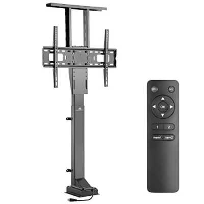 Immagine di Maclean MC 866 Supporto per TV Elettrico Regolabile in Altezza, da Montare, 37 65&quot;, con Telecomando, Max 50 kg, VESA 600x400
