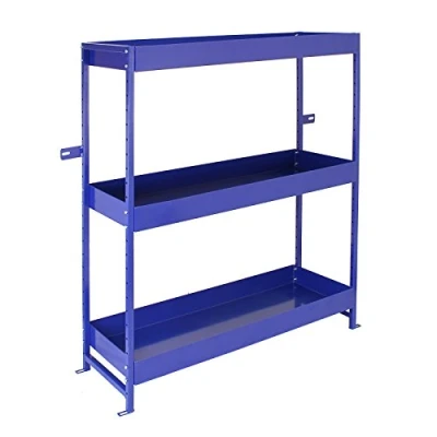 Immagine di Monster Racking Scaffale Blu per Van e Furgone in Acciaio Inossidabile con 3 Ripiani 116,5cm x 115cm 34,8cm