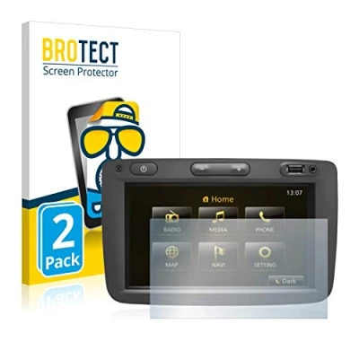 Immagine di brotect Pellicola Protettiva Opaca per Dacia Duster 2 2019 Infotainment System Anti Riflesso (2 Pezzi)