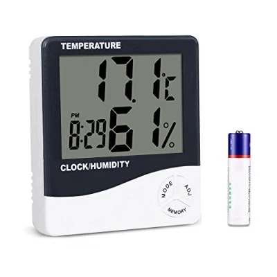 Immagine di Mengshen Termometro igrometro digitale, misuratore di umidità per la temperatura interna casa ufficio serra cantina auto babyroom, TH02