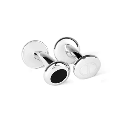 Immagine di Davidoff Essentials MINI Round Gemelli, Uomo, Taglia: One Size, Black
