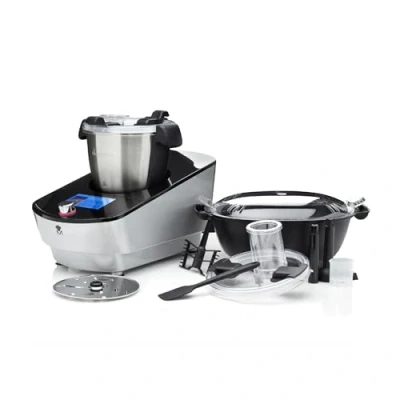 Immagine di MasterPRO BY CARLO CRACCO Robot da cucina 1000W 3.5L 12 programmi LED Touch Control Multifunzione con accessori completi Funzione vapore inclusa