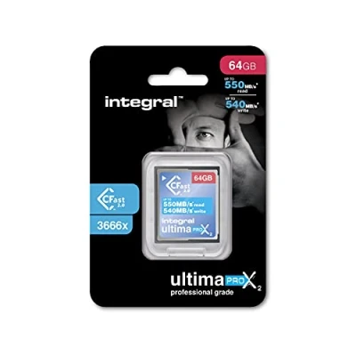 Immagine di Integral UltimaPro x2, memory card da 32 GB, CFast 2.0 64 Gb