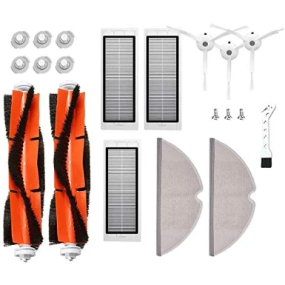 Immagine di APLUSTECH Ricambi per Roborock S50 S51 S55 S5 S6 Accessori aspirapolvere Robot Xiaomi Mi Mijia Spazzola Principale, Laterale, Filtro HEPA e Mopa.