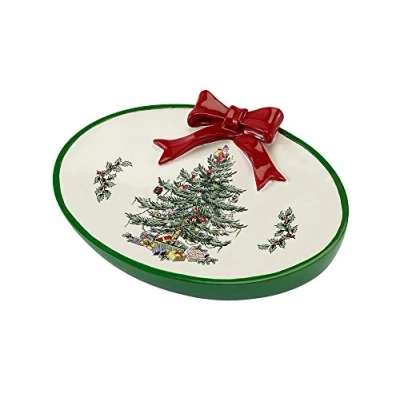 Immagine di Avanti Linens Spode Christmas Tree Collection, Portasapone, cotone, rosso