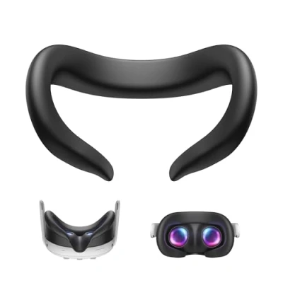 Immagine di KIWI design Interfaccia Facciale in Silicone F3 compatibile con Meta/Oculus Quest 3 Face Cover Pad VR antitraspiranti, non 3S