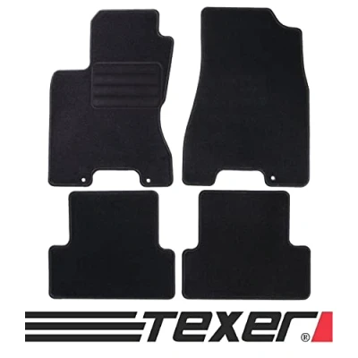 Immagine di TEXER Tappetini in tessuto, adatti per Nissan X Trail II T31, anno di costruzione 2007 2014 Basic