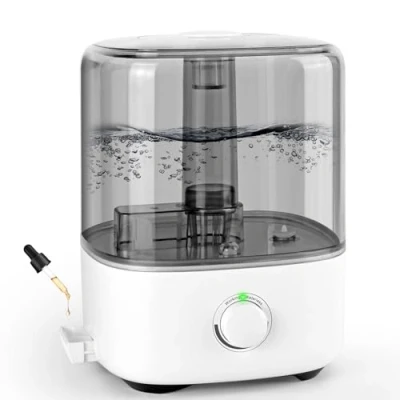 Immagine di Umidificatore Ambiente Bambini 5L, Vankarr Ultrasuoni Umidificatori Casa 28dB Silenzioso Top Fill Grande per Camera da Letto, Piante, Neonato,Umidità