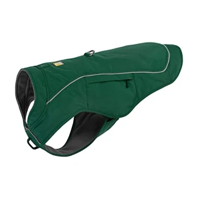 Immagine di RUFFWEAR Overcoat Fuse 2 in 1 Cappotto per cani e pettorina Combo Giacca foderata pile, Evergreen L