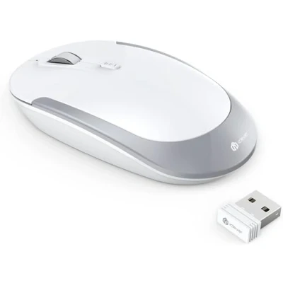 Immagine di iClever Mouse wireless ricaricabile silenzioso per computer portatile PC Windows
