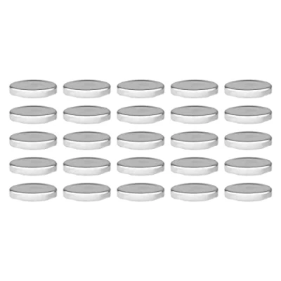 Immagine di WELLGRO coperchio per conserve To 53 argento, metallo, di ricambio barattolo diverse quantità a scelta, numero pezzi: 25 pezzi
