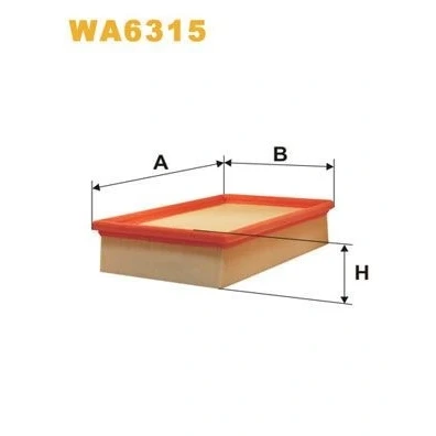 Immagine di WIX FILTERS WA6315 filtro aria 57 157 262 Cartuccia RENAULT: LAGUNA 1, 1 Grandtour