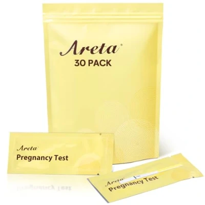 Immagine di Areta 30 x Test di Gravidanza Precoce: Ultra Sensibile 10mIU/ml Pregnancy Altamente Accurato per il Rilevamento Precoce della Gravidanza, HCG