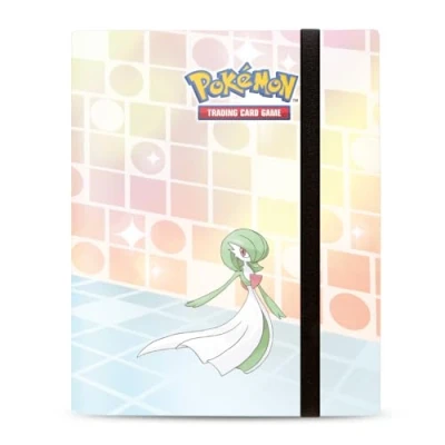 Immagine di Ultra PRO Raccoglitore professionale a 9 tasche per Pokémon, serie Gallery Series, con cinghia elastica, grande capacità, caricamento laterale, collezionare carte