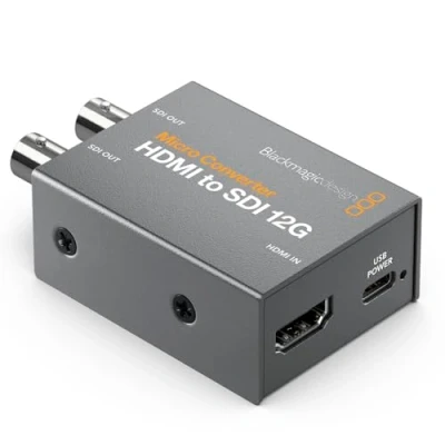Immagine di Blackmagic Design Micro Converter HDMI to SDI 12G PSU (BM CONVCMIC/HS12G/WPSU)