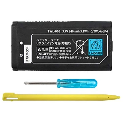 Immagine di OSTENT 840 mAh Batteria agli Lithium ion Ricaricabile + Strumento kit per pacchetto penna Nintendo DSI NDSI