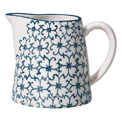 Immagine di Bloomingville Bricco del Latte Kristina lattiera de gres colorato Ø 8,5 x H cm, Blu, Ceramica Gres, capacità 250 ml