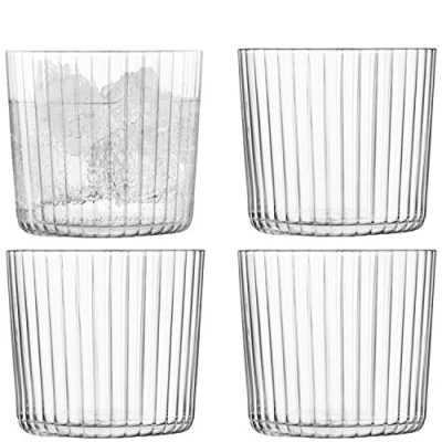 Immagine di LSA GI14 Gio, Bicchiere righettato, 310 ml, Confezione da 4