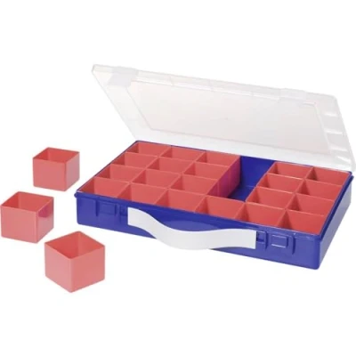 Immagine di Valigetta per minuteria (L x L A) 332 232 55 mm Hünersdorff Scomparti: 24 suddivisione variabile