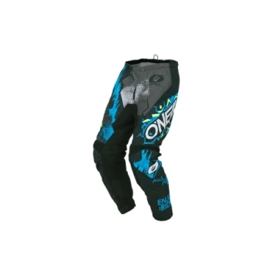 Immagine di O&#039;NEAL Pantaloni Motocross MX libertà di Movimento, Completamente Foderati, Cuscinetto Protezione in Gomma per Un&#039;Alta Element Villain Adulto Bianco Taglia 40