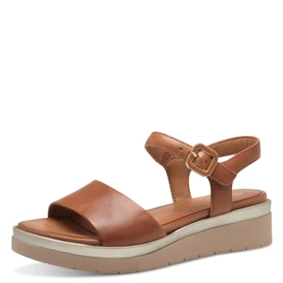 Immagine di Tamaris 8 88708 42, Sandali con zeppa Donna, Nocciola, 37 EU