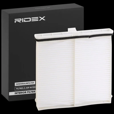 Immagine di RIDEX 424I0357 Filtro abitacolo particellare 209mm 43,0mm MAZDA: 2 Hatchback, 3 CX
