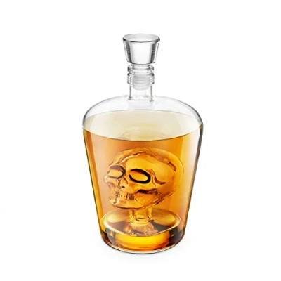 Immagine di Final Touch Decanter Teschio ideale per Vodka Whisky, Scotch, Rum, Tequila E Più Contiene fino a 1 litro (33.8oz) fta1864