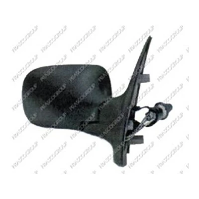 Immagine di Specchio retrovisore esterno Prasco FT1327123 Dx nero manuale regolabile dall&#039;interno, Regolazione:comando cavo flessibile, convesso