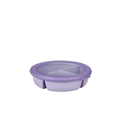 Immagine di Mepal Scodella bento bowl Cirqula Contenitore box per frigo, freezer e microonde 3 scomparti separare gli alimenti la preparazione dei pasti Vivid lilac
