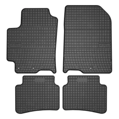 Immagine di FROGUM 547860 Set tappetino Gomma anteriore e posteriore 4 nero Su misura KIA: Stonic Hatchback