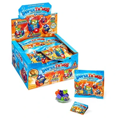 Immagine di SUPERTHINGS Power Machines Collezione completa di 12 PowerJet. Ogni confezione contiene 1 veicolo e SuperThing
