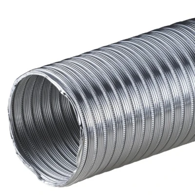 Immagine di Tubo flessibile, in alluminio, lunghezza di 2,60 m, diametro 95 mm, resistente al calore