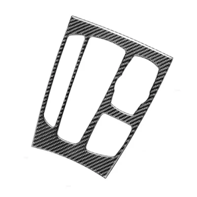 Immagine di Per BMW X5 X6 F15 F16 2014 2015 2016 2017 Pannello cambio in fibra di carbonio Telaio Cover Sticker Trim Auto TrAccessori Interni auto(LHD)