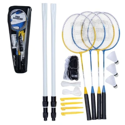 Immagine di Baseline Set da Badminton, Multicolore, Confezione 4, BGG1142