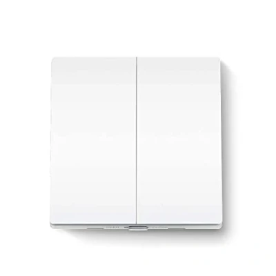 Immagine di TP Link Tapo S220 Interruttore della Luce Intelligente, Smart Light Switch, Telecomando, Controllo Vocale Tramite Alexa o Google Assistant, 2 Gang 1 Way, Cablaggio Super Facile, Hub Obbligatorio