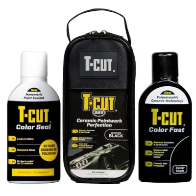 Immagine di T Cut Kit di lucidatura e restauro per Auto 365 Paintwork Perfection, Ultimate Black