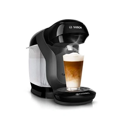 Immagine di Bosch Haushalt Style TAS1102 Nero Macchina per caffè con capsule One Touch, regolabile in altezza