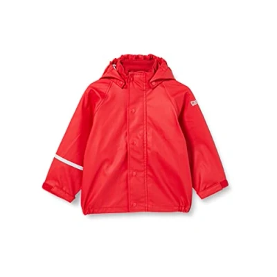 Immagine di CareTec Rain Jacket PU w/o Fleece Giacca Impermeabile, Red (402), 80 Bambine e Ragazze