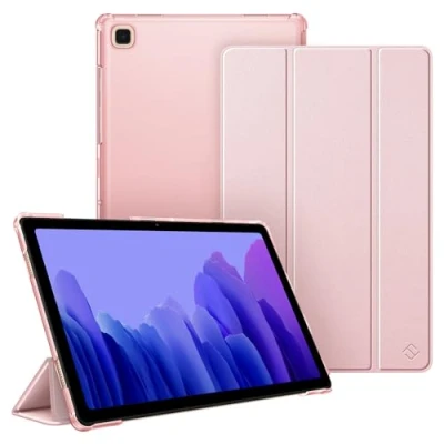 Immagine di FINTIE Custodia per Samsung Galaxy Tab A7 10.4&#039;&#039; 2022/2020, Sottile Leggero Semi Trasparente Back Cover Protettiva Case, Oro rosa