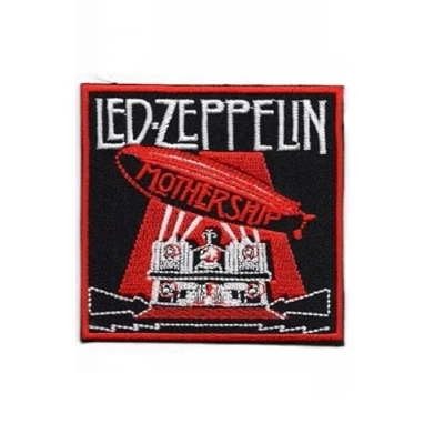 Immagine di Toppa ricamata termoadesiva con scritta &quot;Led Zeppelin&quot;