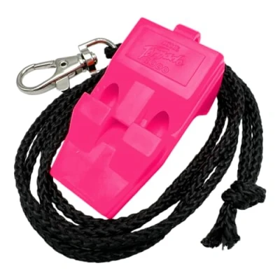 Immagine di ACME Fischietto di emergenza e segnalazione Tornado T2000 con nastro per pipa (DG Pink/Pink)