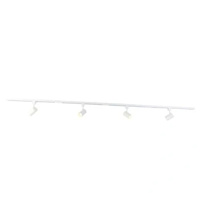 Immagine di QAZQA yade Lampada da soffitto Moderno 4 luce L 210 cm Bianco Soggiorno I Camera letto Sala Pranzo Cucina