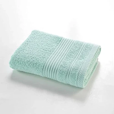 Immagine di Douceur d&#039;Intérieur, Asciugamano da bagno (50 x 90 cm) Teneresse Celadon, spugna tinta unita