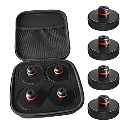 Immagine di Chirano cric di sollevamento per Tesla Model 3 S X Y, 4 Pucks con una custodia, accessori veicoli