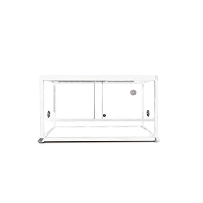 Immagine di REPTILES PLANET Alluminio Elegance Terrario per Reptile/Anfibio, 80 x 45 cm, colore: Bianco