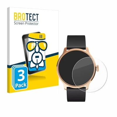 Immagine di brotect Pellicola Protettiva Vetro per Withings ScanWatch Light Protezione Schermo (3 Pezzi) [Durezza Estrema 9H, Chiaro]
