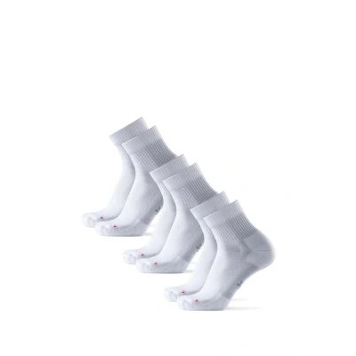Immagine di DANISH ENDURANCE Calzini da Corsa Anti Vesciche, Calze Tecniche per Sport e Running, Uomo Donna, 3 Paia Bianco 48 51