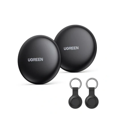 Immagine di UGREEN FineTrack Mini Tag Localizzatore Bluetooth SmartTag Tracker Supporta iOS Batteria da 18 Mesi Compatibile con Find My per Chiavi Bagaglio Portafoglio Bicicletta Zaino Borsa(2 pezzi)