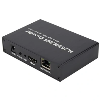 Immagine di EXVIST H.265 1080P HDMI Video Encoder W/SD con card slot max. 128G DDNS, HTTP, RTMP, RTSP, TS, UDP, Compatible with ONV/HK per IPTV, Live Streaming su YouTube Facebook, Vimeo ecc.